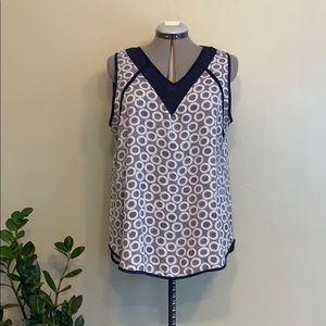 Paper moon sleeveless blouse